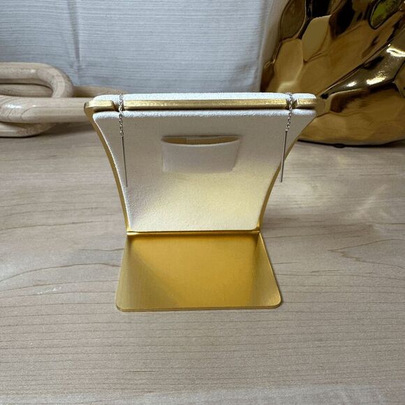 PREMIER DESIGNS Silver Long Through the Lobe Earrings - Picture 2 of 3